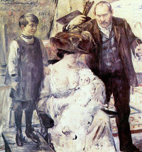 Lovis Corinth Der Kunstler und seine Familie china oil painting image